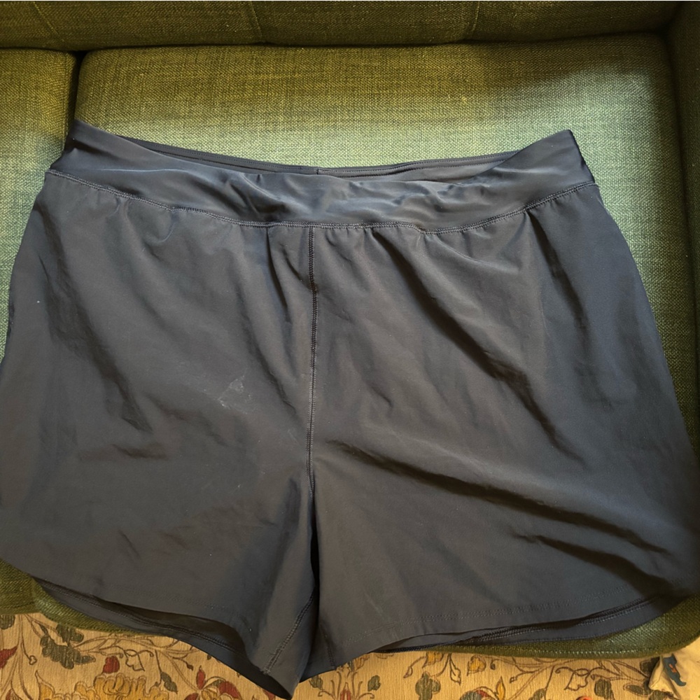 Lands' End black swim shorts